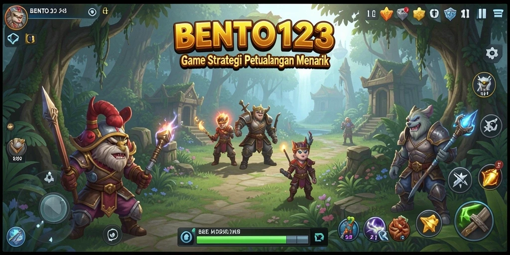 Tampilan gameplay BENTO123 yang seru dan menantang.