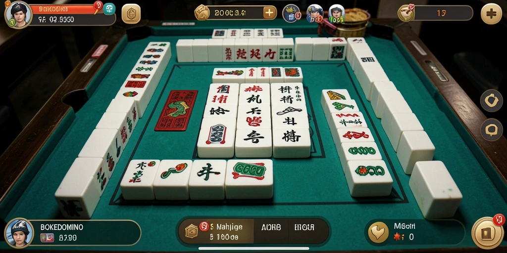 Gameplay menarik dan seru dalam BOKEDOMINO yang memikat.