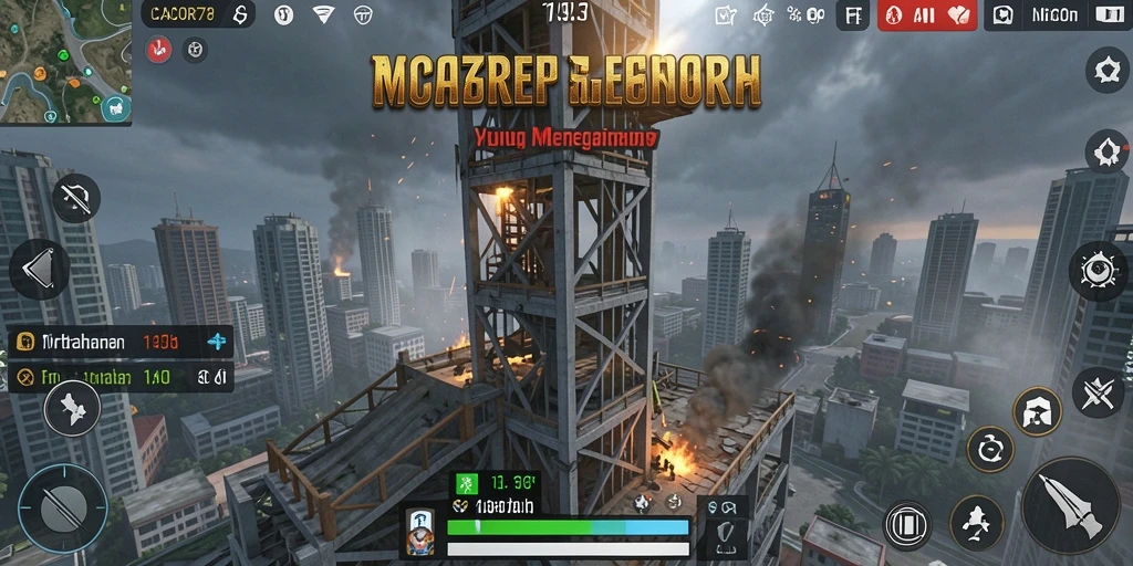 Gameplay CACOR78 yang intens dan menegangkan dalam Tower Defense.