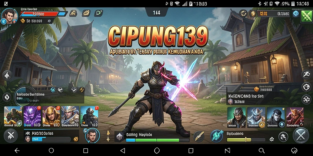 Tampilan antarmuka cipung138 yang mudah digunakan dan fungsional.