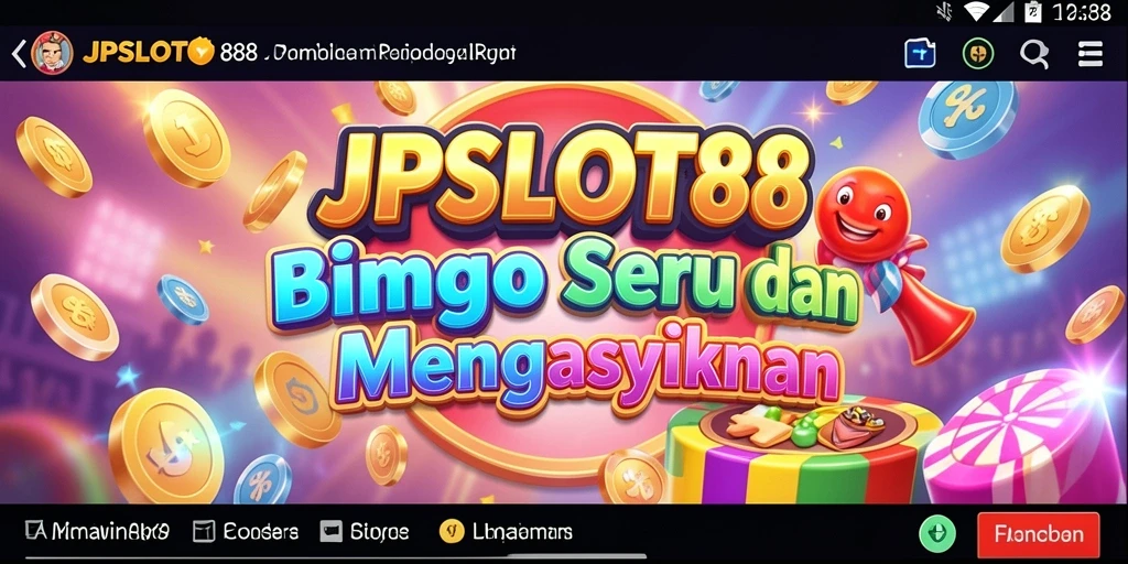 Tampilan gameplay seru dalam JPSLOT88 Bingo.