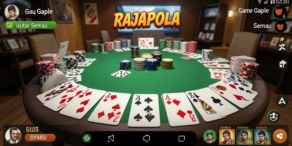 Screenshot gameplay RAJAPOLA yang menarik dan interaktif.