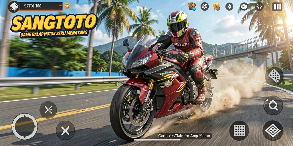 Gameplay menegangkan di lintasan balap SANGTOTO.