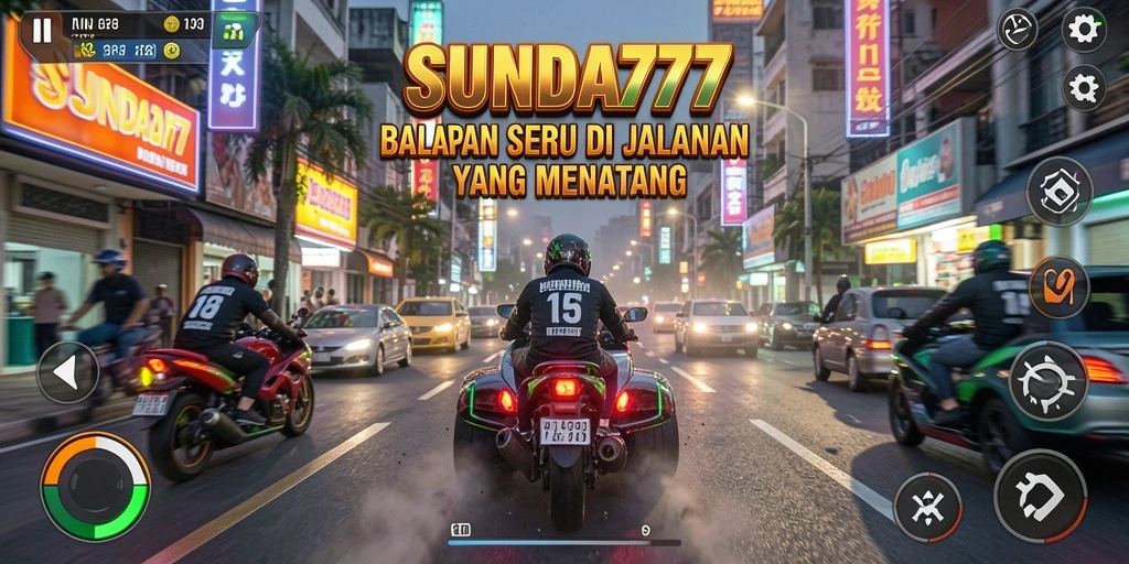 Tampilan aksi balapan mendebarkan di SUNDA777 dengan berbagai lintasan menantang.