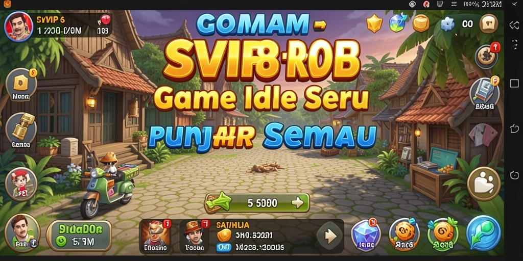 Tampilan gameplay SVIP8 yang menarik dan santai.
